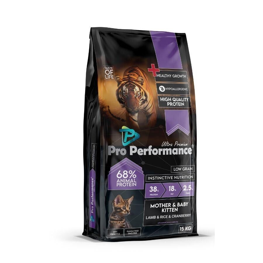 Pro Performance Ultra Premium Mother&baby Kuzu Etli Ve Pirinçli Anne Yavru Kedi Maması 15 KG | SRC: Barcode: 8682328740008